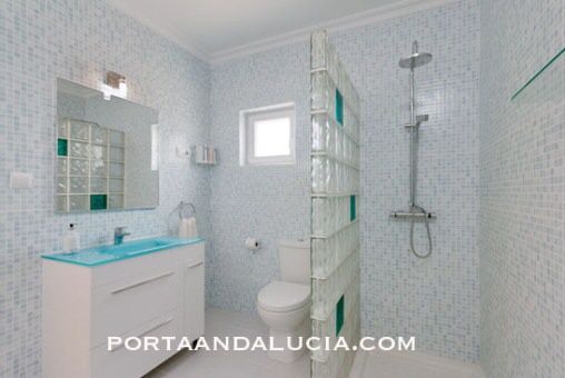 Modern bathroom for wellness days