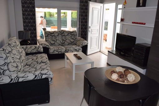 Lovely townhouse with great sea views and pool in Caleta de Velez, Andalusia