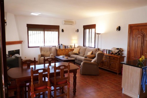 The living room