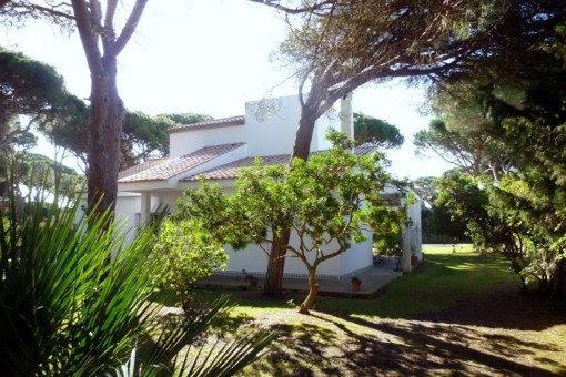 Back view of the finca