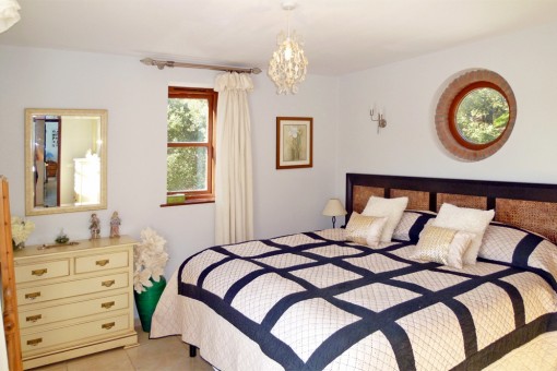 Large bedroom with king-size bed