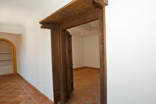 Traditional wooden door