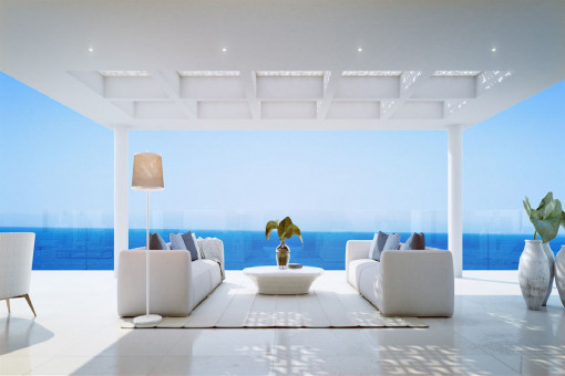Impressive sea view terrace