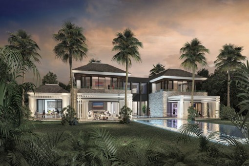 Exterior view of the villa