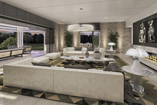 Modern living area