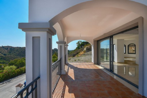 Covered terrace