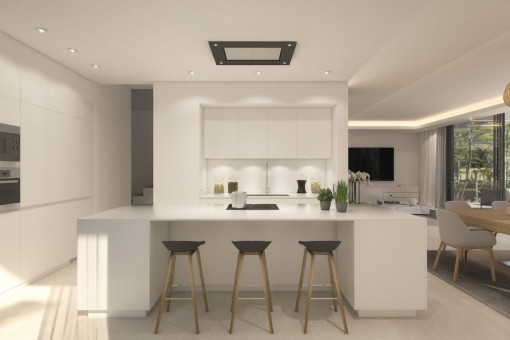 Modern and fully equipped kitchen