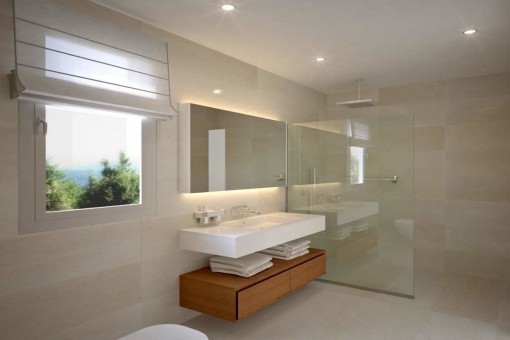 One of 3 bathrooms