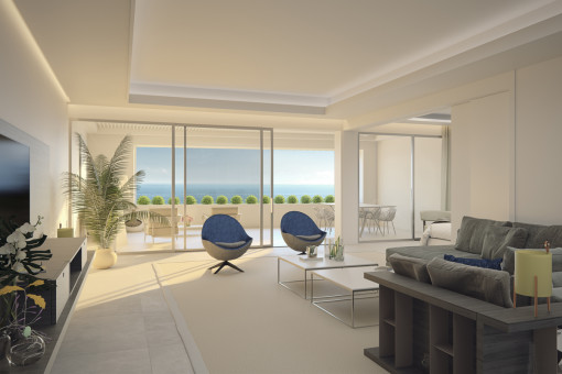 Modern designed living area