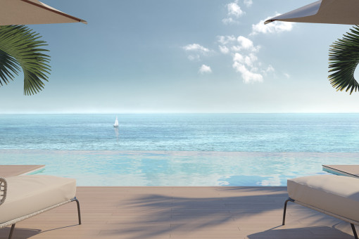 Dreamlike views from the pool
