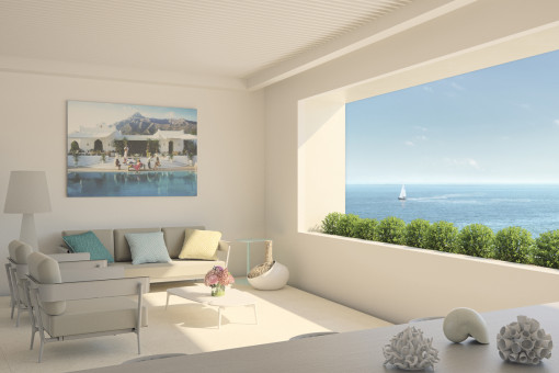 Beautiful views from the terrace