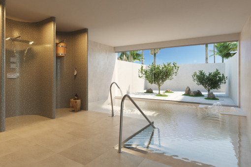 Beautiful indoor pool