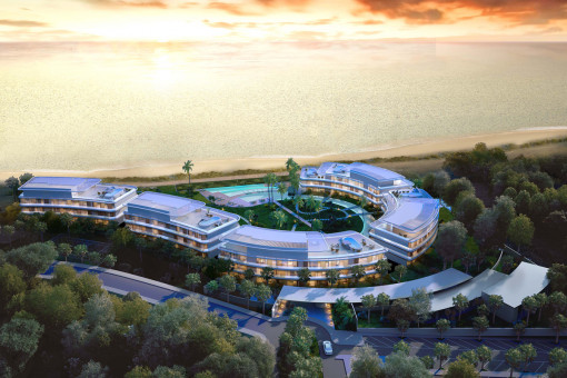 Bird's eye view of the complex