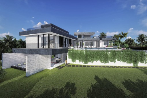 Spacious outdoor area