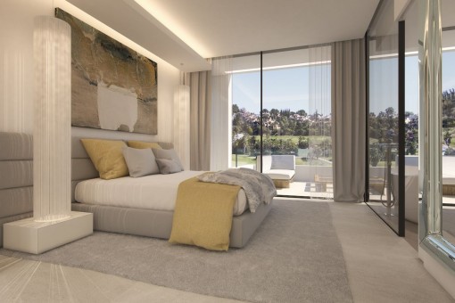 Elegant master bedroom