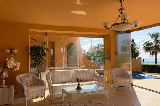 Cosy seating area