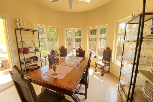 Large dining area